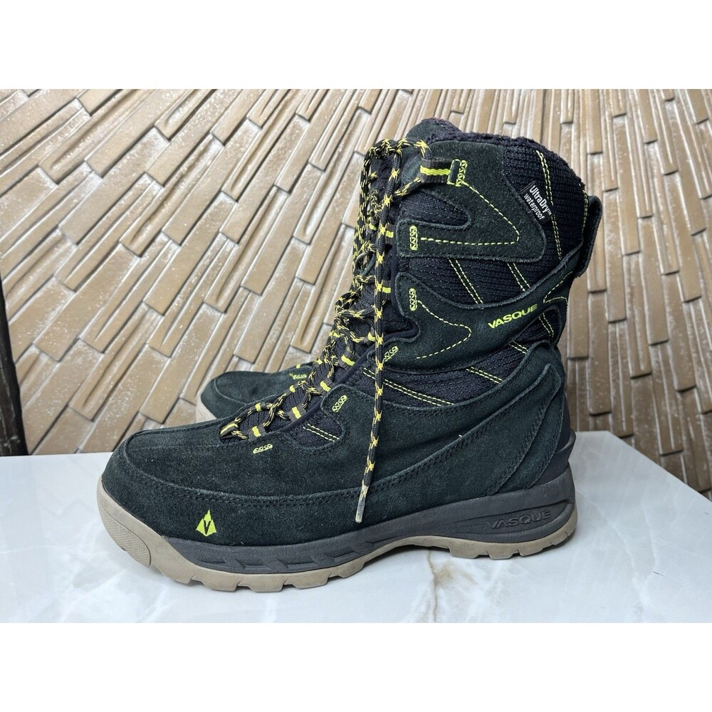 Vasque Boots Snow Women Sz 11 Ultradry 400G Thinsulate 7801 Black Utility Work